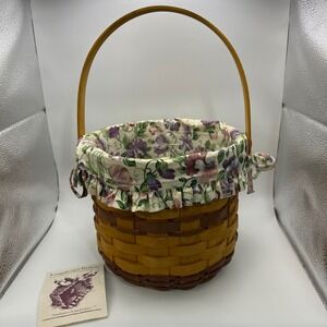 Longaberger 1996 May series Sweet Pea basket